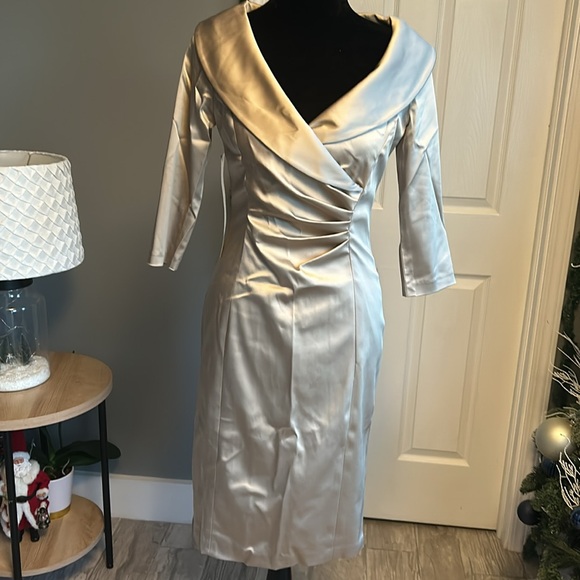 KAY UNGER Cream Dress - Picture 16 of 16